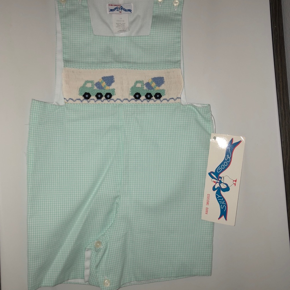 Hand smocked boys 12 months